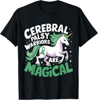 Cerebral Palsy Warriors Are Magical Cerebral Palsy CP Month T-Shirt