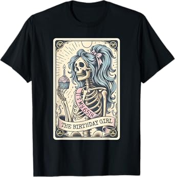 It's My 65th Birthday Tarot Card, Funny Skeleton Birthday T-Shirt