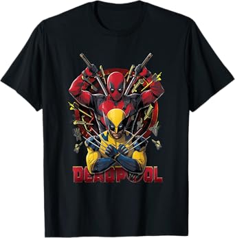 Marvel Studios Deadpool & Wolverine Claws Out Target Team-Up T-Shirt
