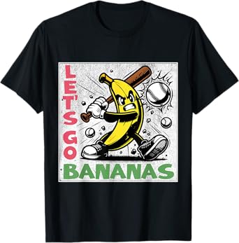 Let's Go Bananas Funny Banana Youth Kids Boys Girls T-Shirt