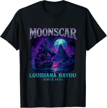 Halloween Zombie Island Moon Island Retro Cartoon T-Shirt