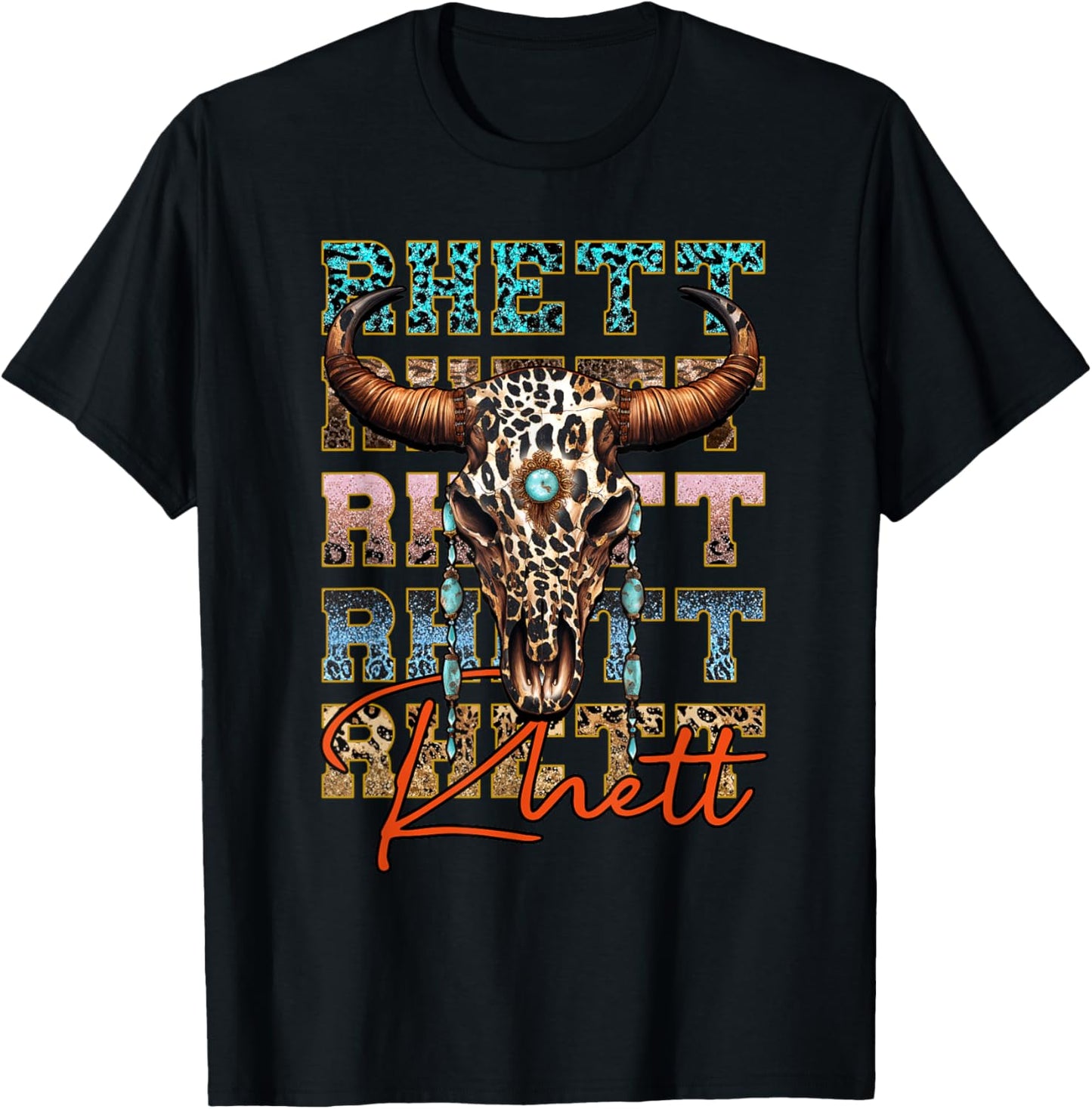 Thomas Personalized Name Lovers Vintage Retro Leopard T-Shirt