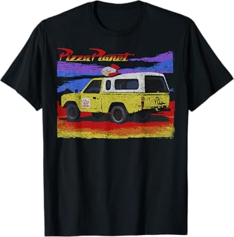 Disney Pixar Toy Story Pizza Planet Truck Distressed T-Shirt