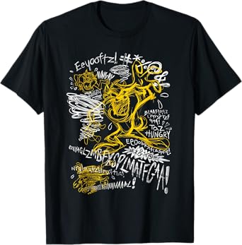 Tasmanian Devil Sketch Scribble Taz T-Shirt