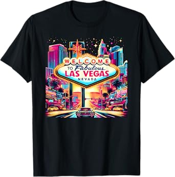 Las Vegas Nevada Design Gifts Men Women Las Vegas Souvenir T-Shirt