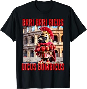 Kid Trending Meme Brainrot Italian Bri Bicus Dicus Bombicus T-Shirt