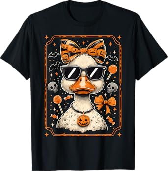 Girls Goose Halloween Silly Goose Halloween Matching Toddler T-Shirt