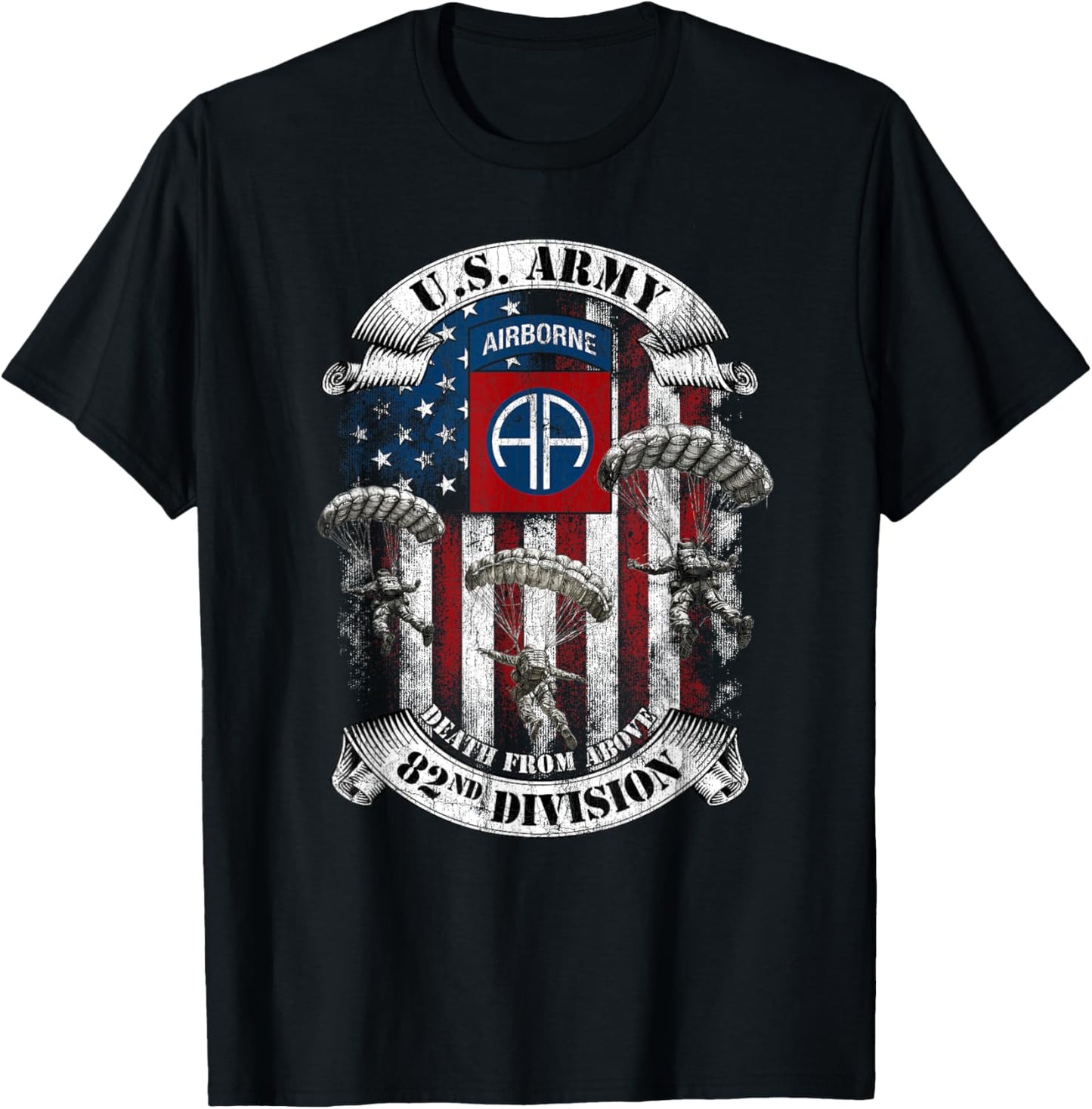 82nd Airborne Division Death From Above Fort Bragg Gifts T-Shirt