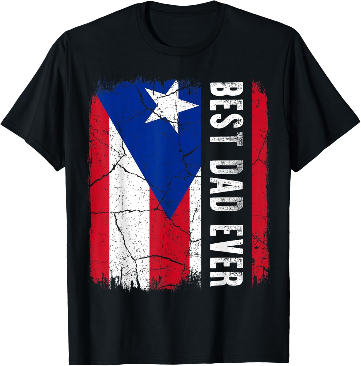 Best Puerto Rican Dad Ever Puerto Rico Daddy Father's Day T-Shirt