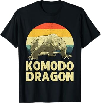 Komodo Dragon Design For Men Women Kids Komodo Dragon Lover T-Shirt