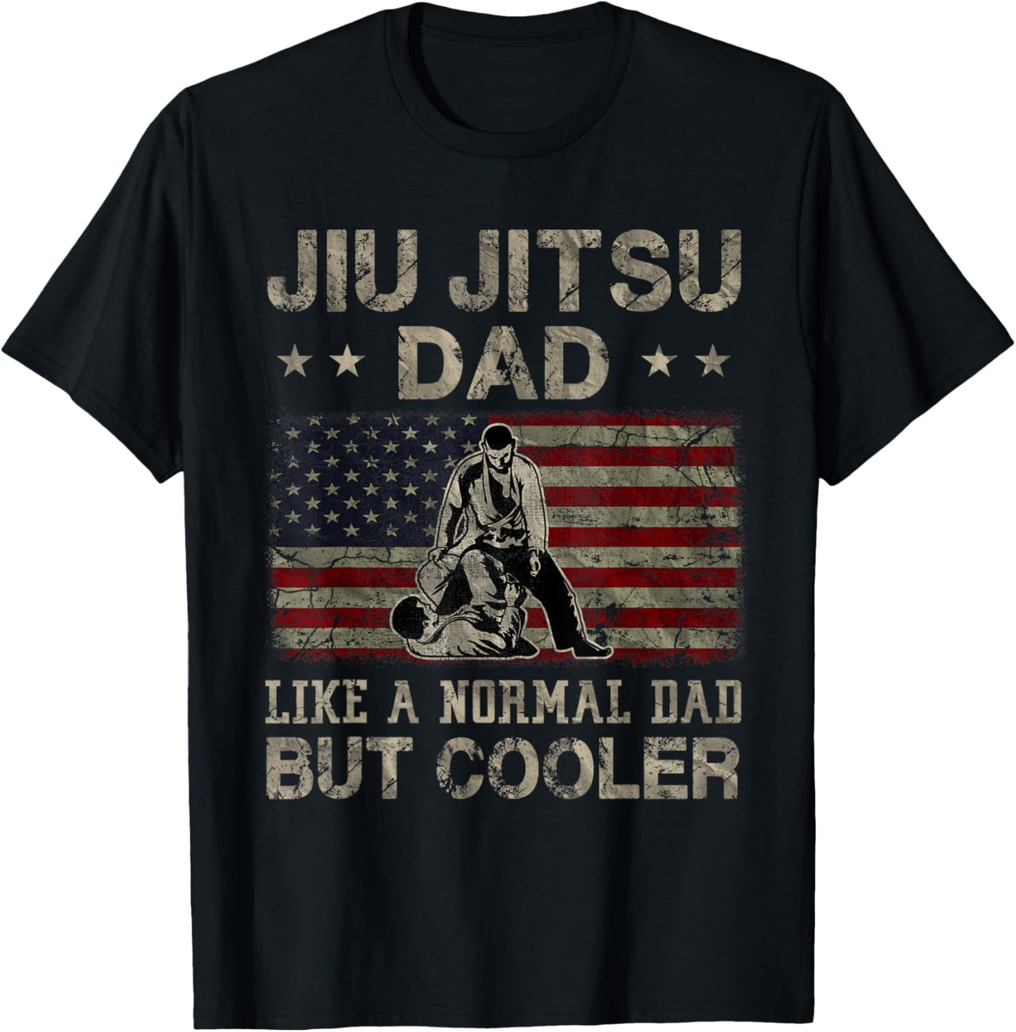 Jiu Jitsu Dad Like A Normal Dad But Cooler Father's Day T-Shirt
