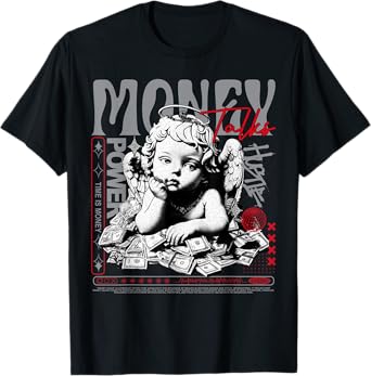Money Talks Black Cement 3s Matching Tee For Men Women T-Shirt