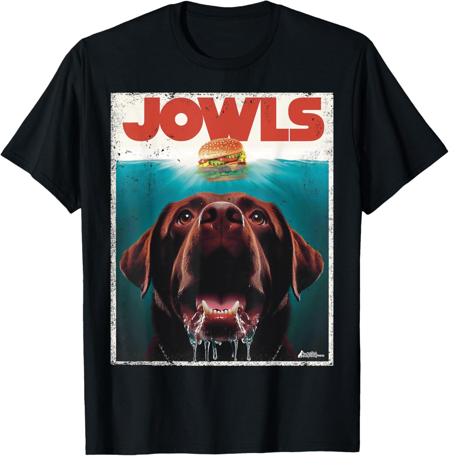 Funny Chocolate Lab Jowls, Labrador Retriever Dog Mom Dad T-Shirt