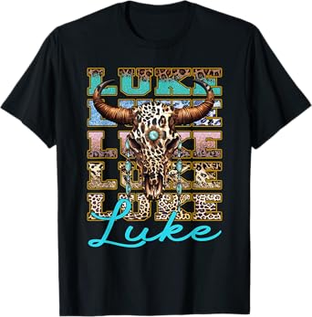 Luke Longhorn Southern Western 90s Style T-Shirt