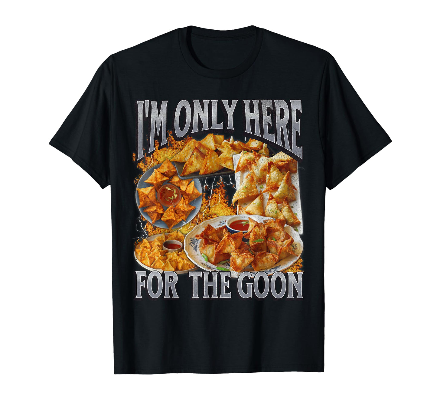 Funny Crab Rangoon Meme Bootleg Graphic T-Shirt