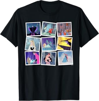 Disney Princess Aurora Sleeping Beauty Famous Movie Frames T-Shirt
