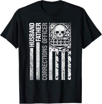 Husband Father Corrections Officer Correctional Officer T-Shirt