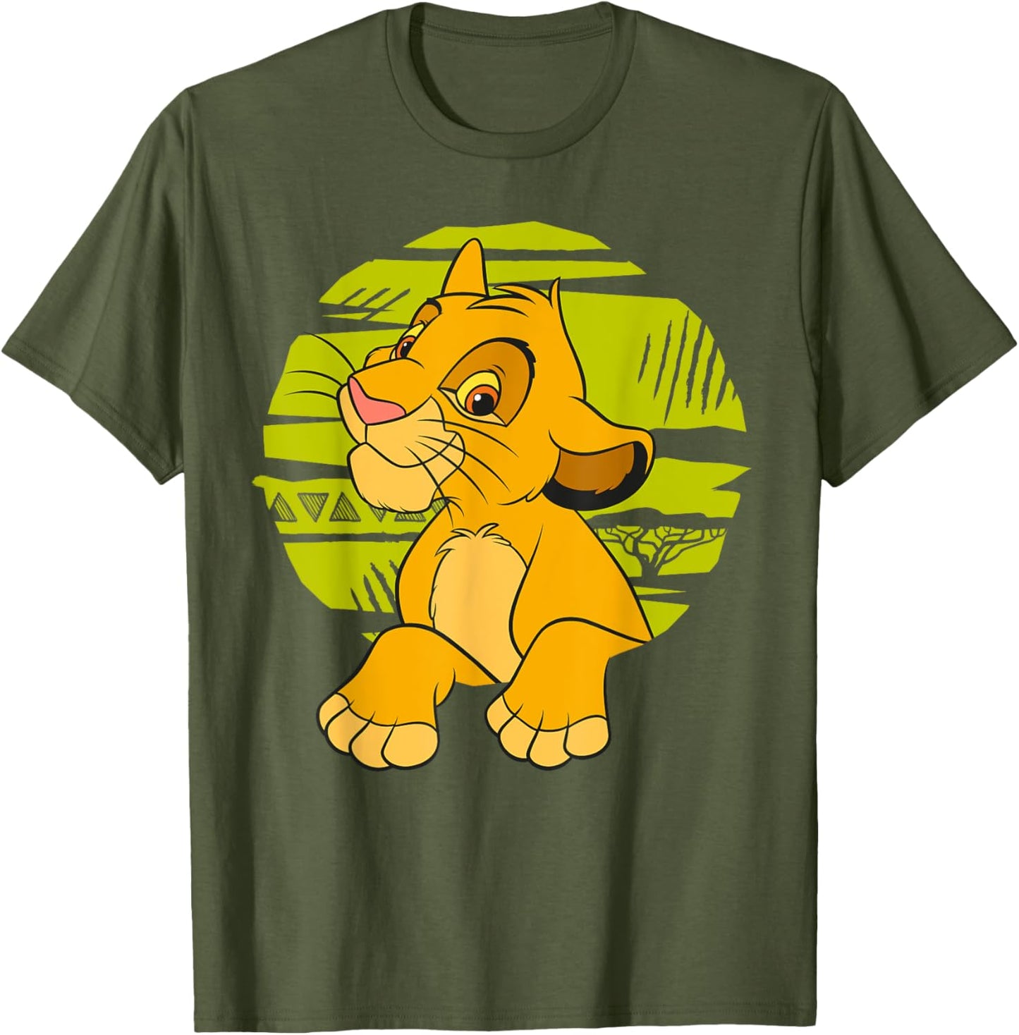 Disney The Lion King Young Simba Paws Green 90s T-Shirt T-Shirt