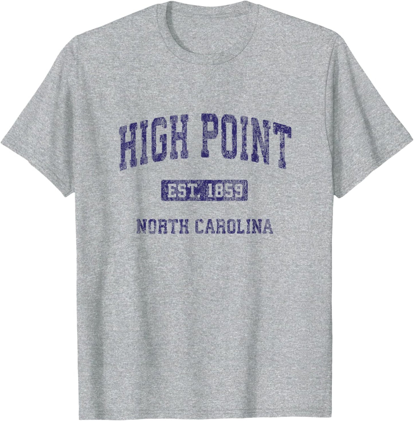 High Point North Carolina NC Vintage Athletic Sports Design T-Shirt