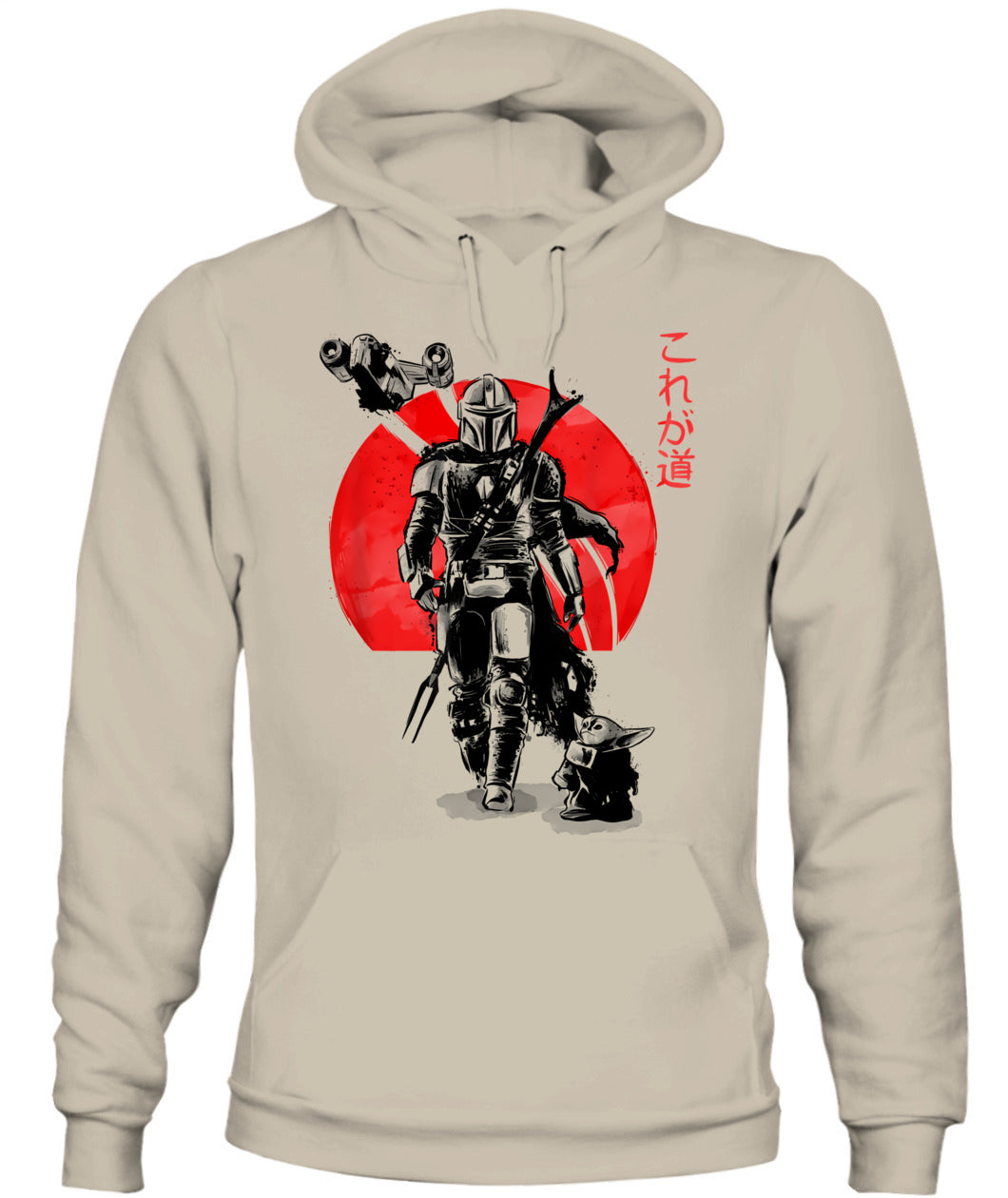 Star Wars The Mandalorian The Child Red Sun Ink Portrait T-Shirt