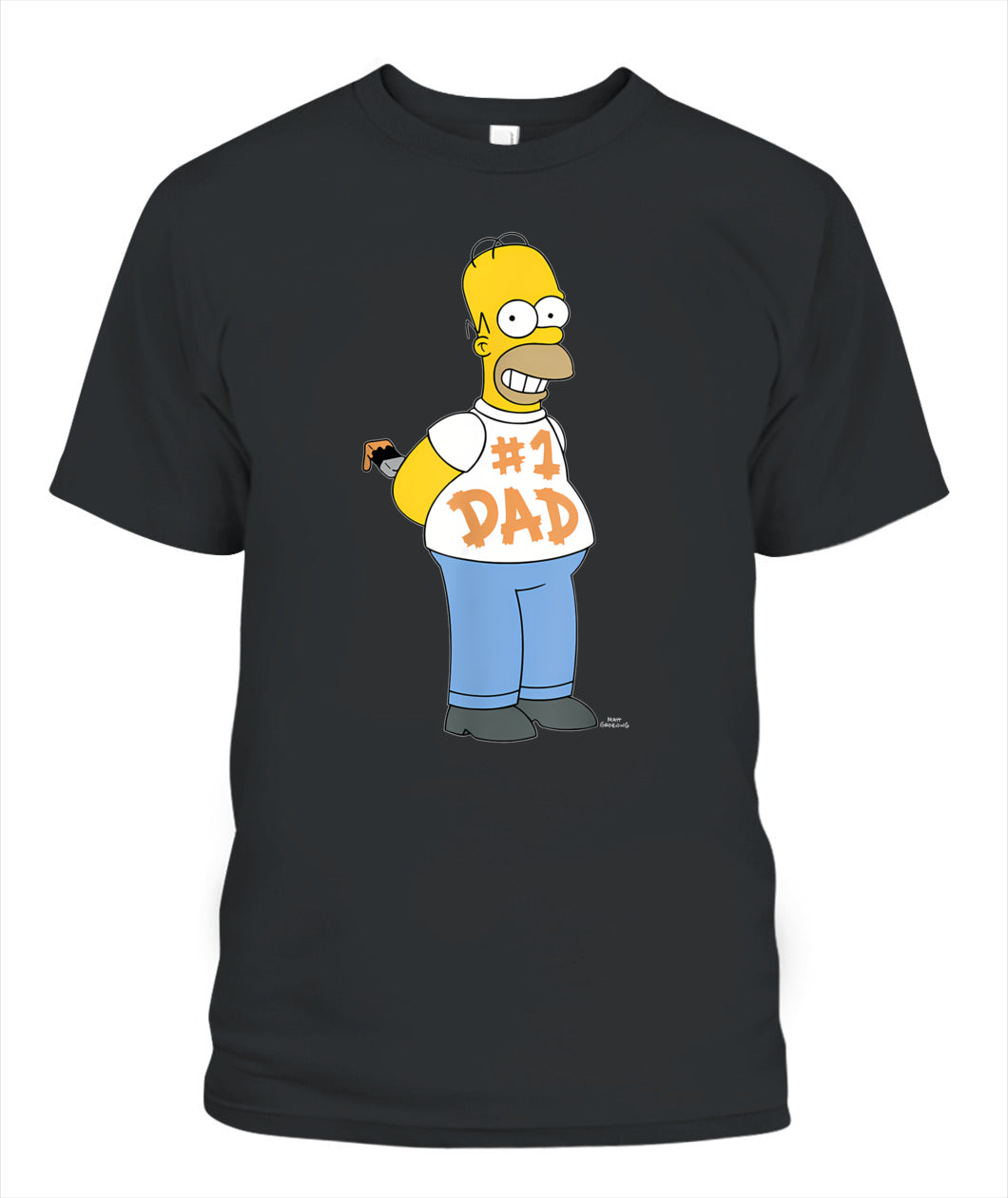 The Simpsons Homer Number 1 Dad Father's Day V2 T-Shirt