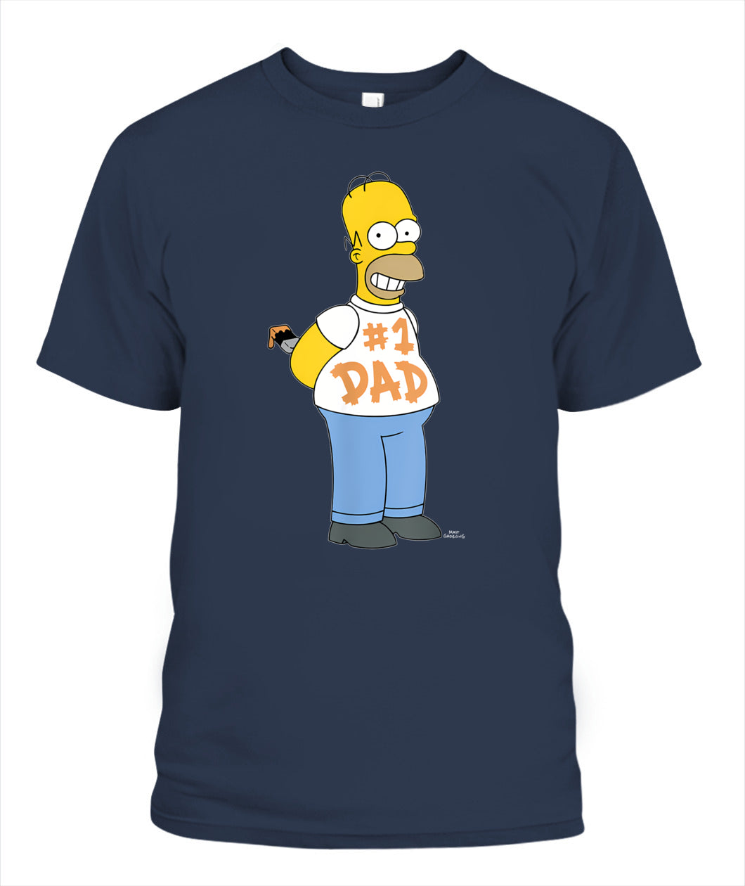 The Simpsons Homer Number 1 Dad Father's Day V2 T-Shirt