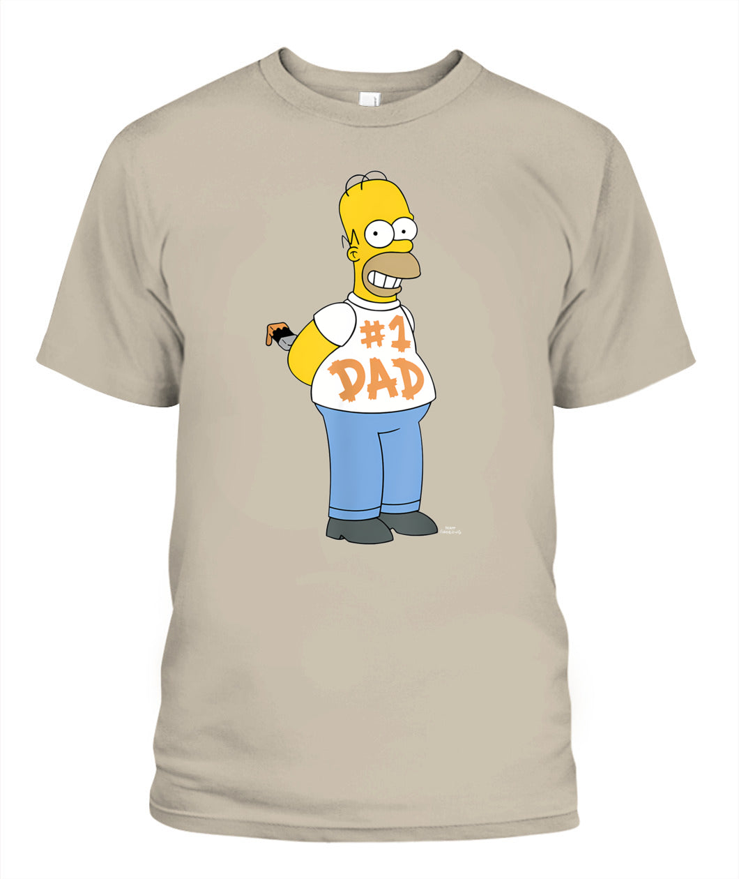 The Simpsons Homer Number 1 Dad Father's Day V2 T-Shirt