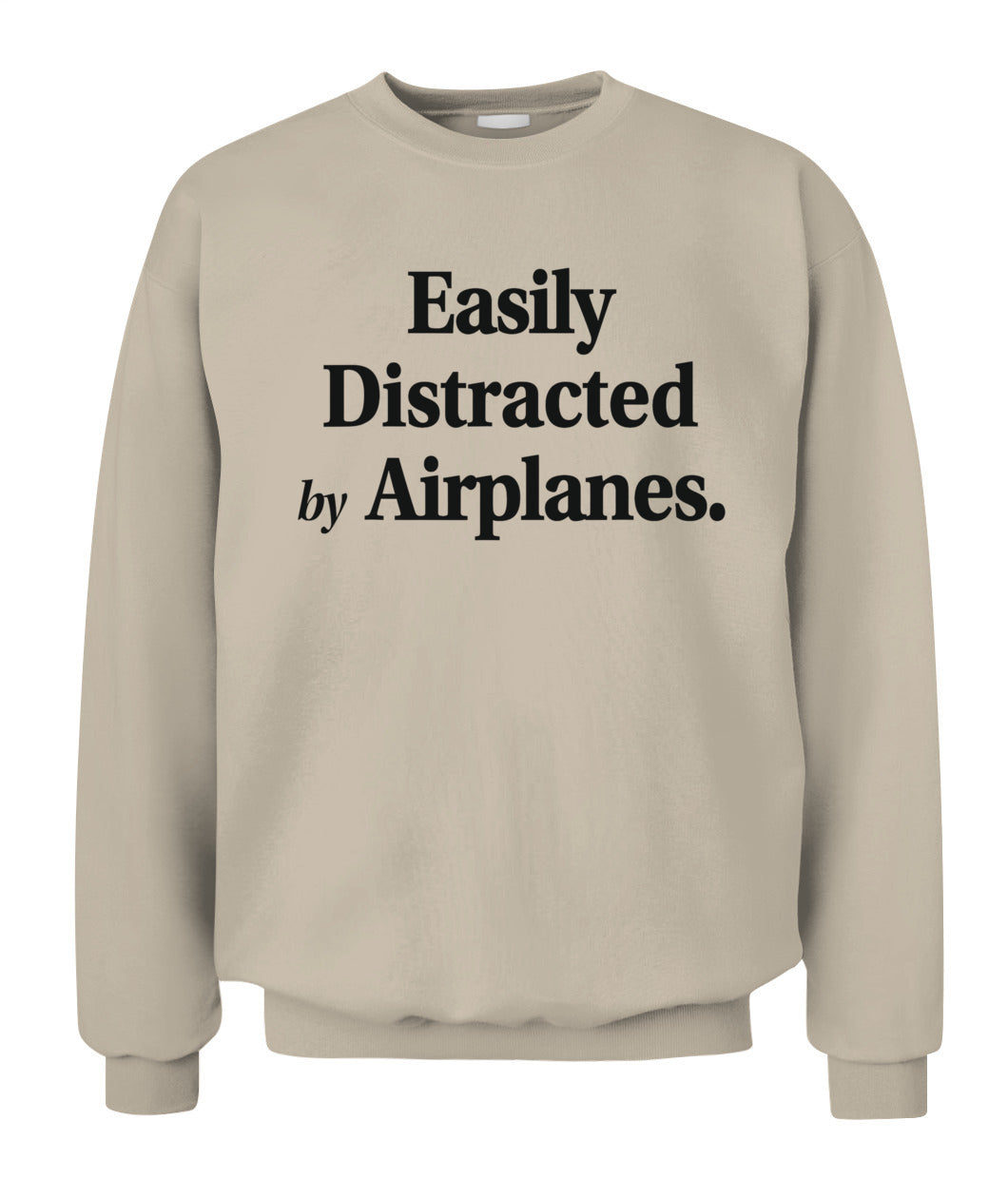 Easily Distracted By Airplanes Funny Plane Lovers Quote T-Shirt