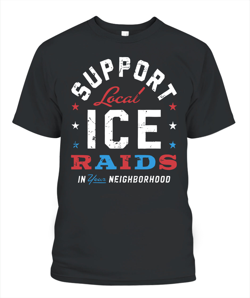 Support Local Ice Raids In Your Neighborhood T-Shirt