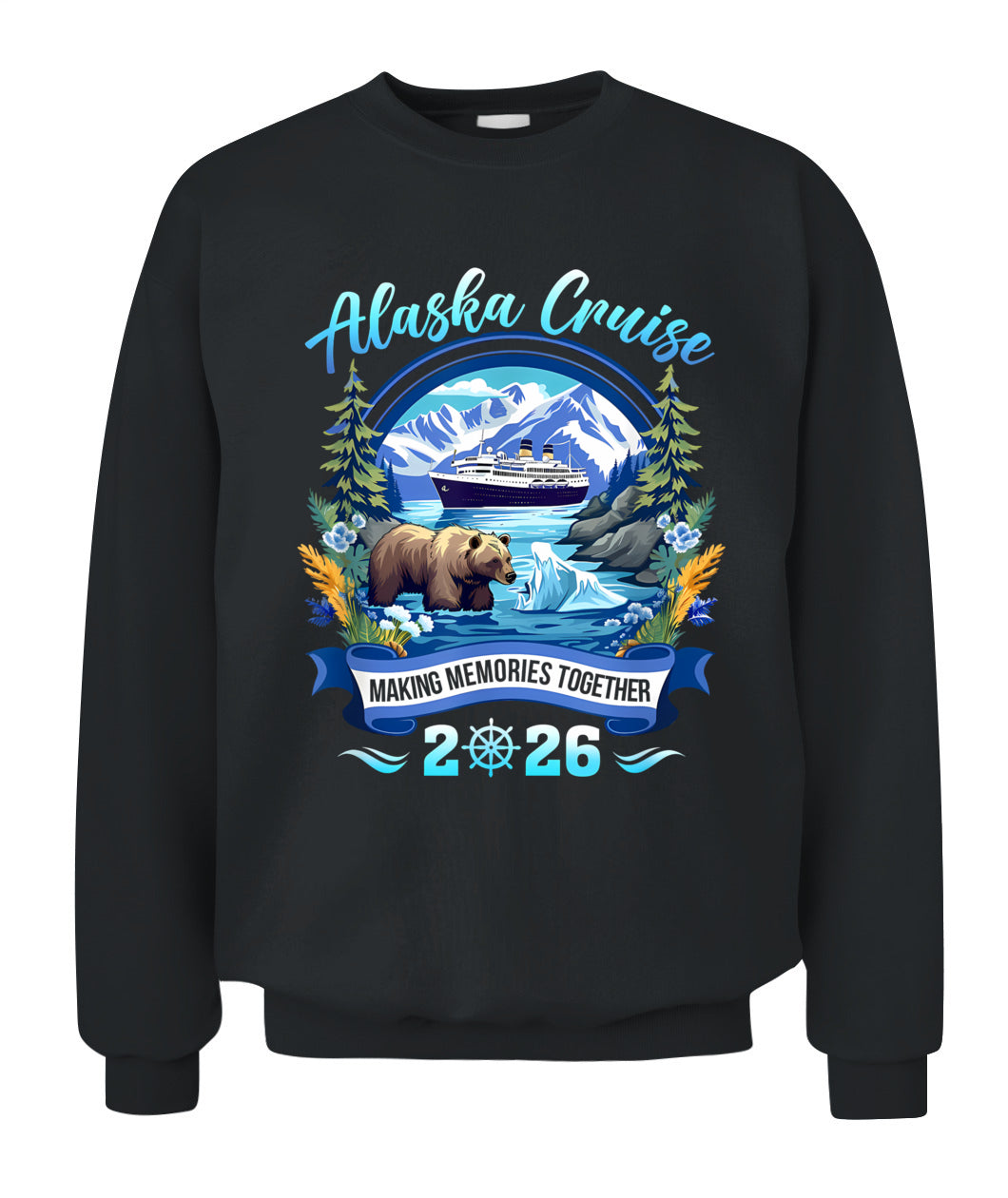 Matching Family Friends And Group Alaskan Alaska Cruise 2026 T-Shirt