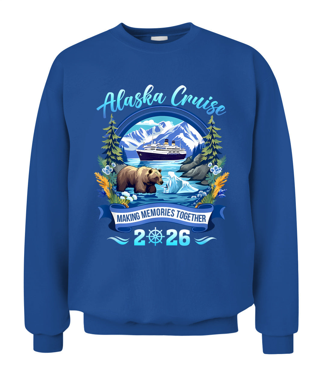 Matching Family Friends And Group Alaskan Alaska Cruise 2026 T-Shirt