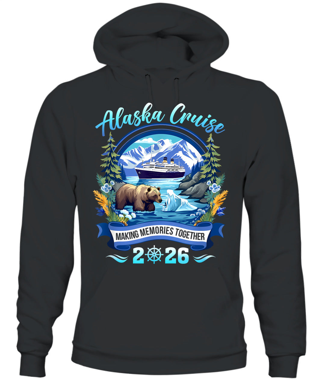 Matching Family Friends And Group Alaskan Alaska Cruise 2026 T-Shirt