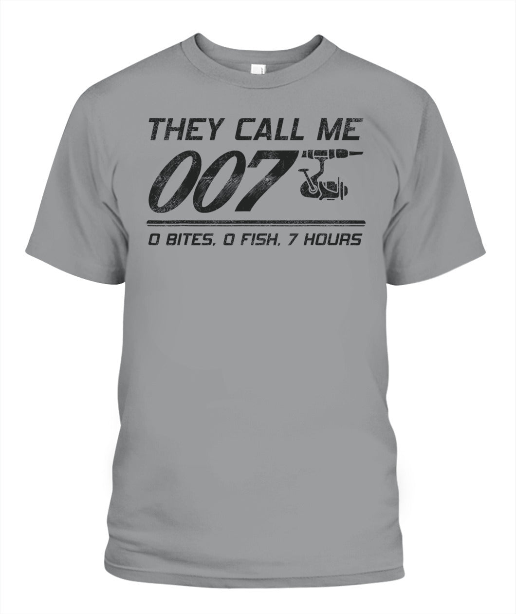 Fisherman Joke Dad - They Call Me 007 - Funny Fishing Humor T-Shirt