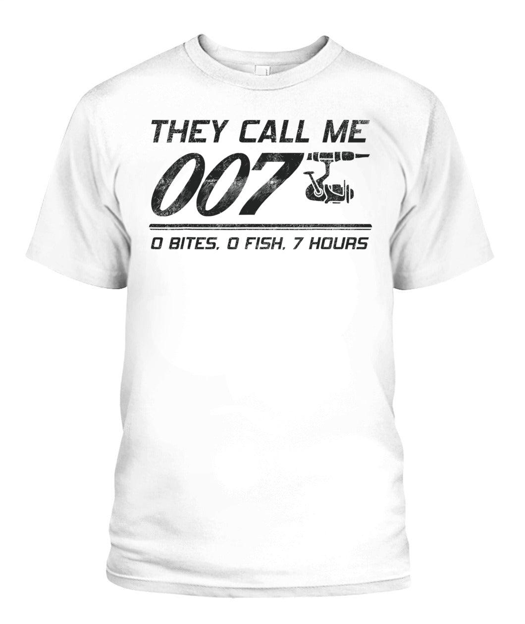 Fisherman Joke Dad - They Call Me 007 - Funny Fishing Humor T-Shirt