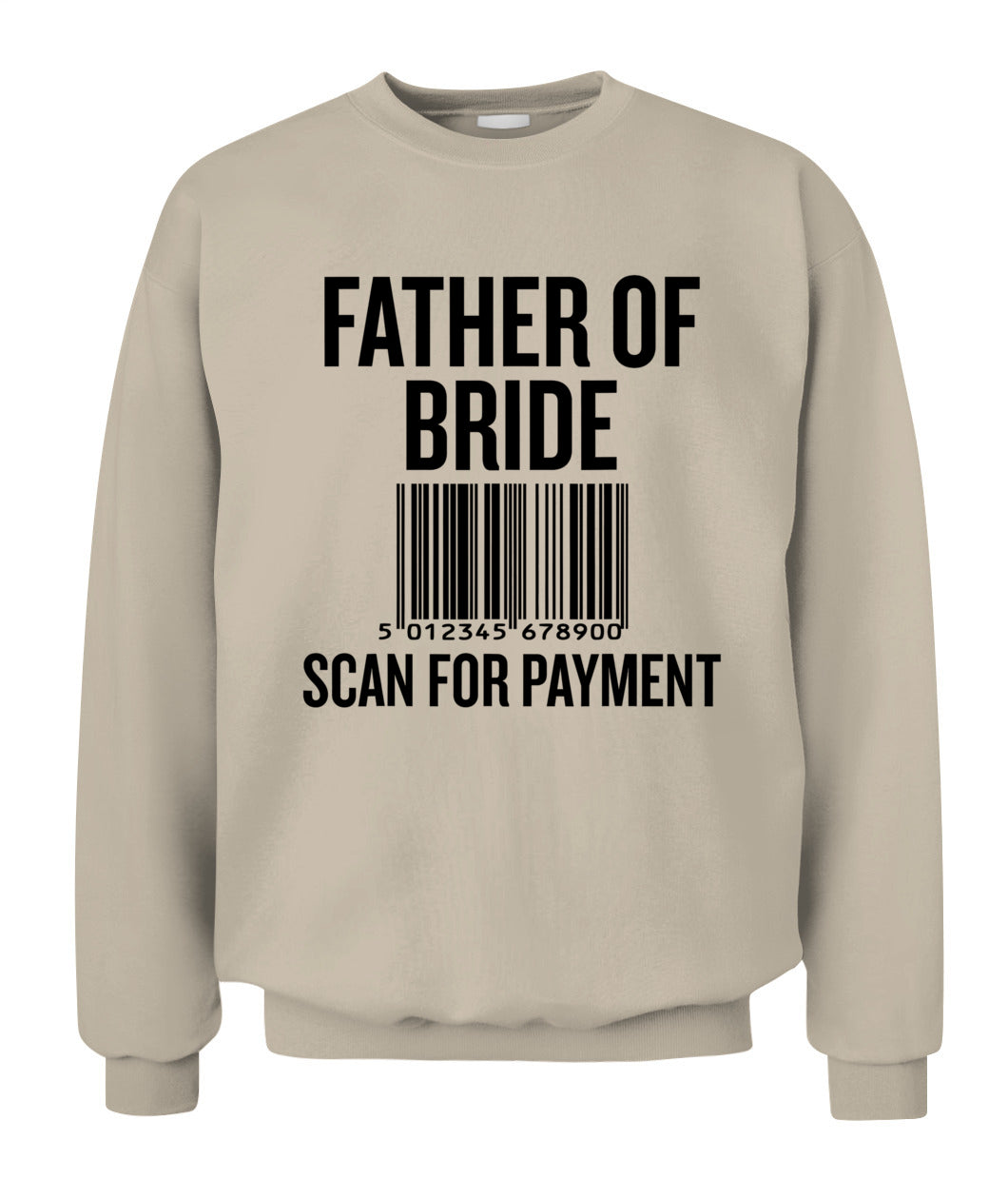 Father of Bride Scan for Payment Funny Wedding Preparation T-Shirt