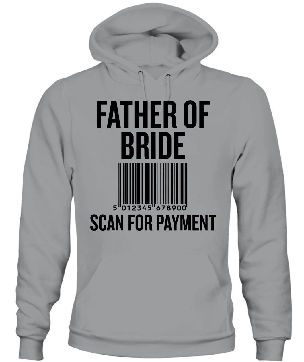 Father of Bride Scan for Payment Funny Wedding Preparation T-Shirt