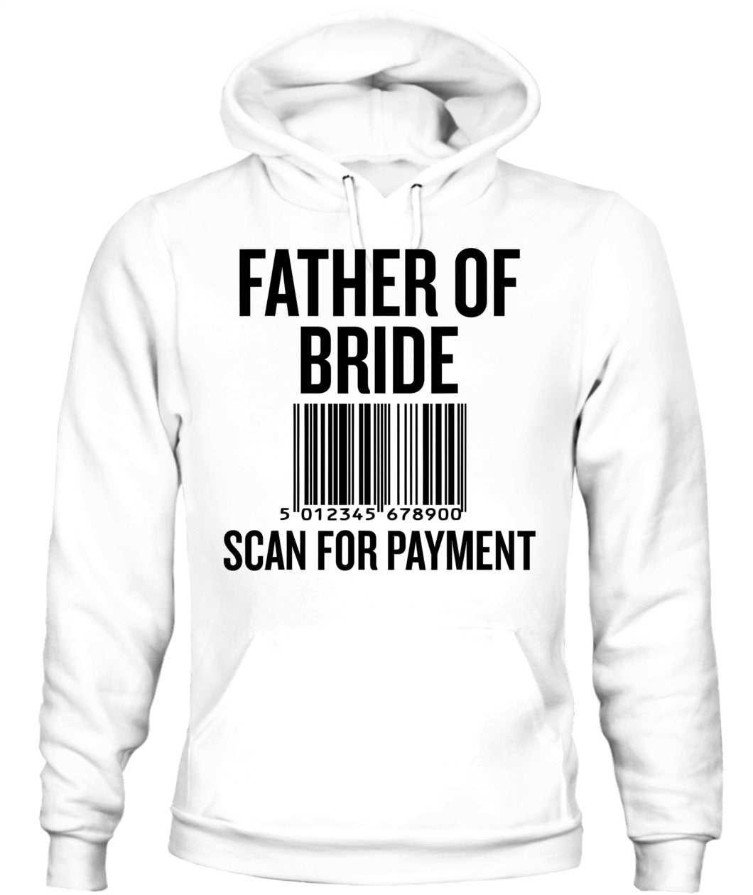Father of Bride Scan for Payment Funny Wedding Preparation T-Shirt