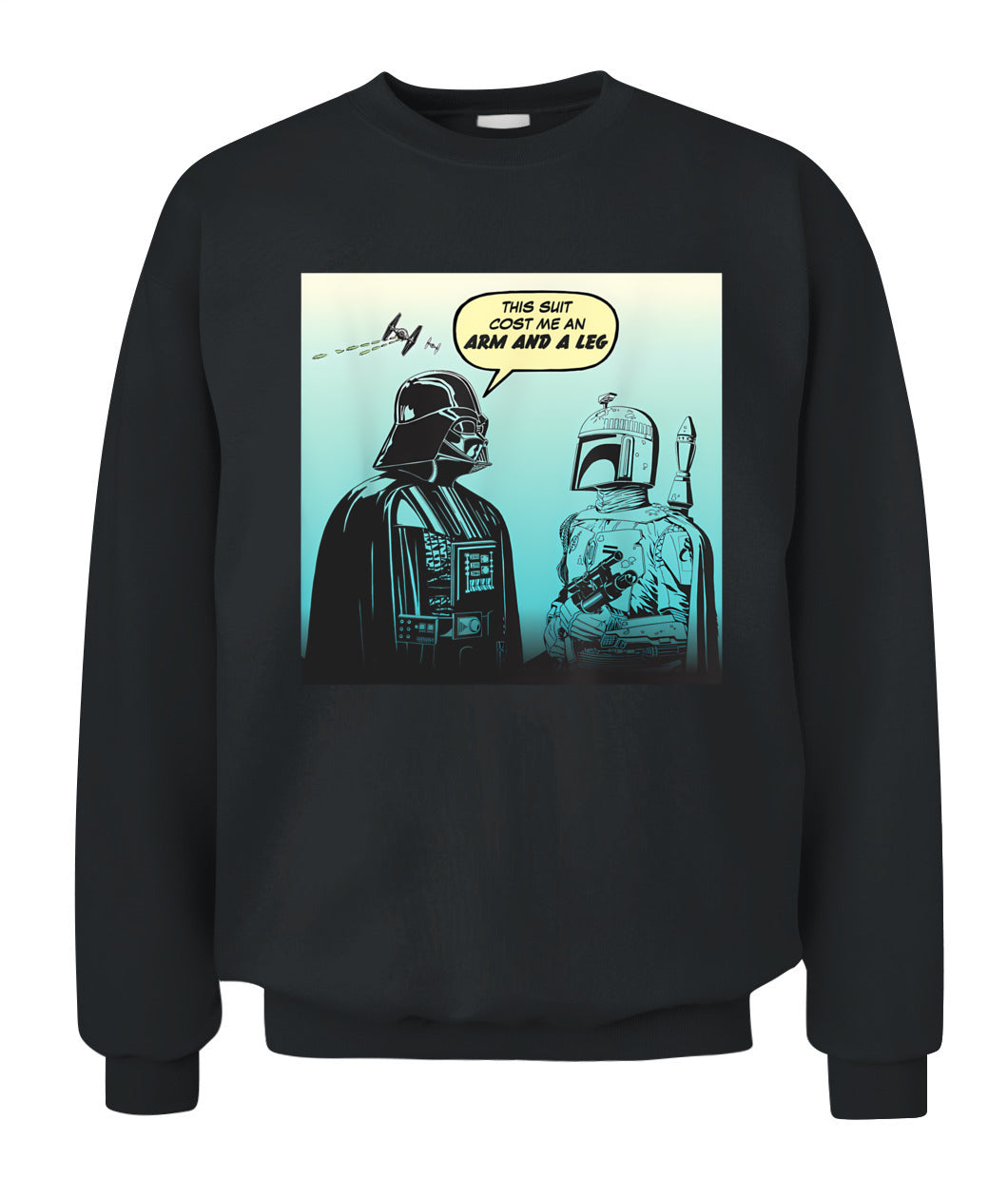 Star Wars Funny Darth Vader and Boba Fett Comic T-Shirt