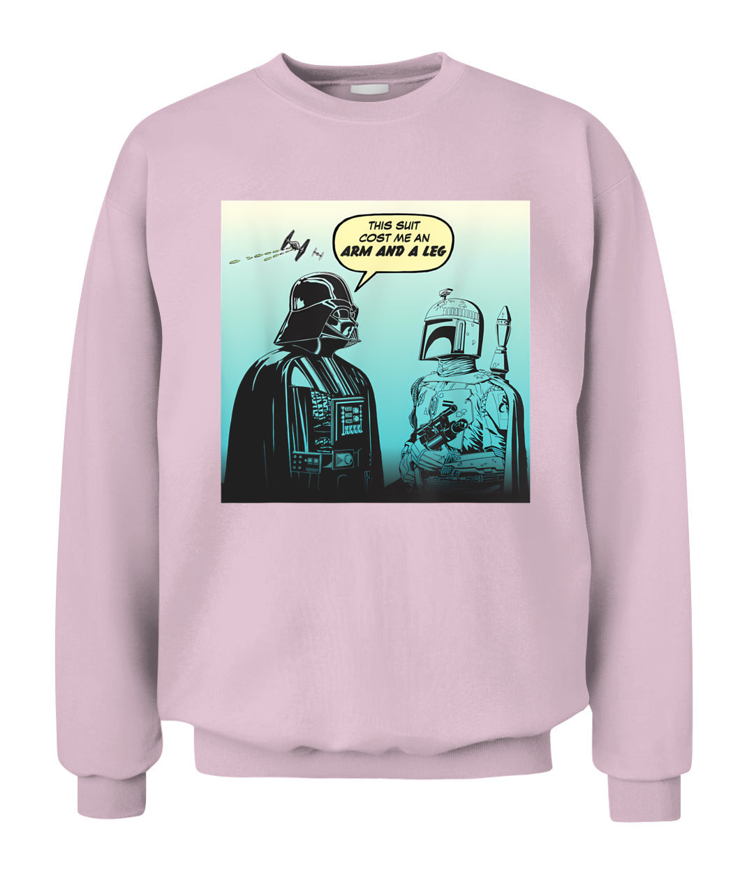 Star Wars Funny Darth Vader and Boba Fett Comic T-Shirt