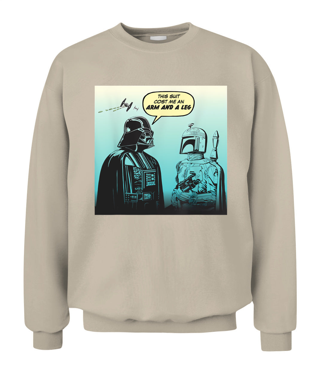Star Wars Funny Darth Vader and Boba Fett Comic T-Shirt