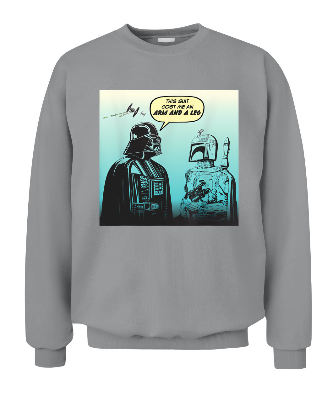 Star Wars Funny Darth Vader and Boba Fett Comic T-Shirt