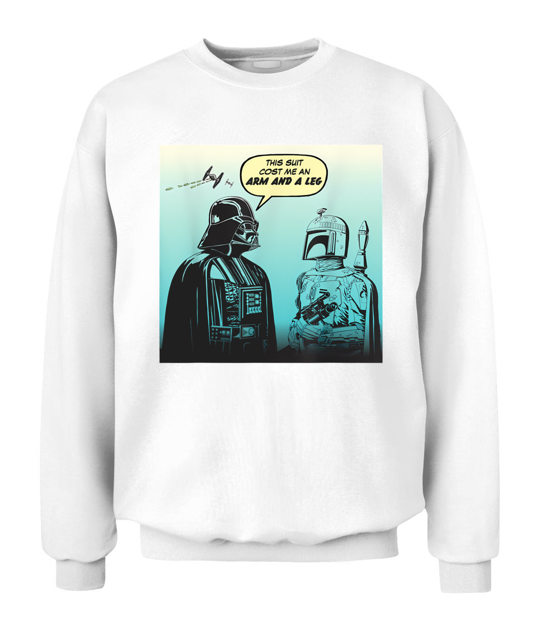 Star Wars Funny Darth Vader and Boba Fett Comic T-Shirt
