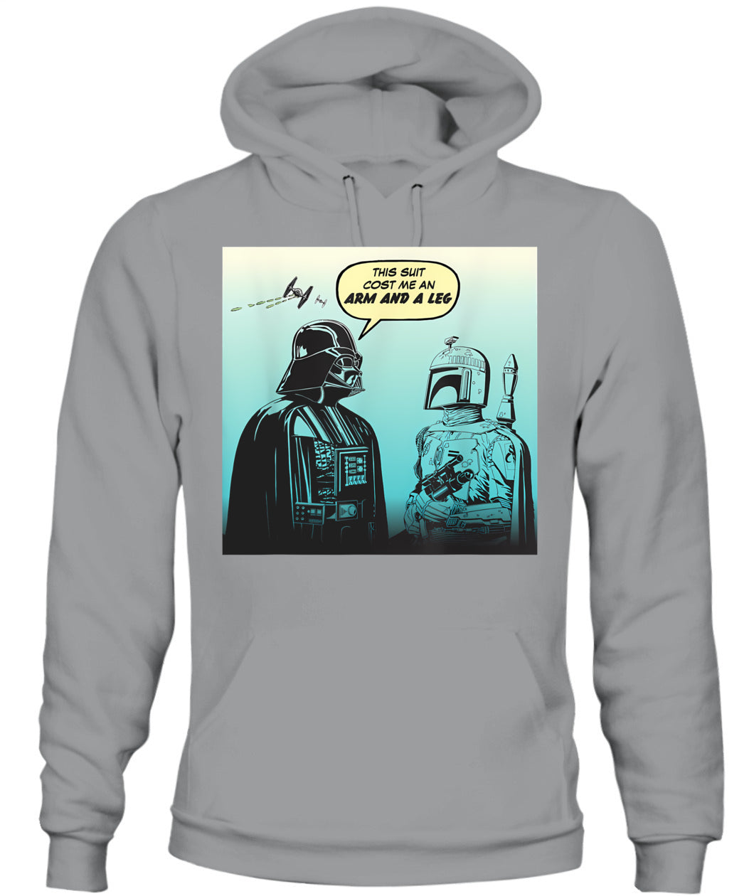 Star Wars Funny Darth Vader and Boba Fett Comic T-Shirt