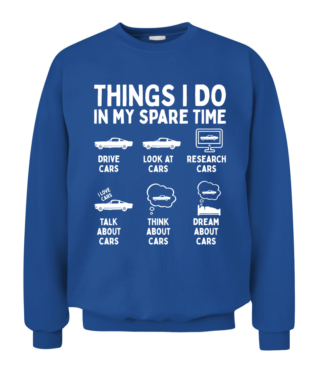 Things I Do in My Spare Time Car Enthusiast Funny Car Guy T-Shirt