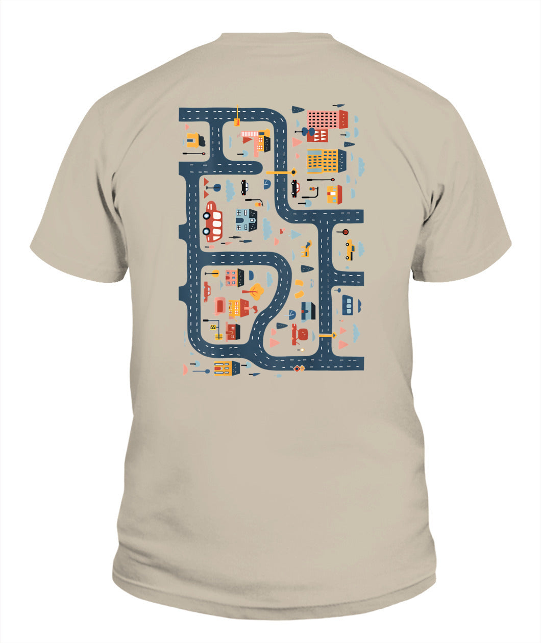 Tired Dads Club Play Cars On Dad's Back ( 2 SIDES) T-Shirt