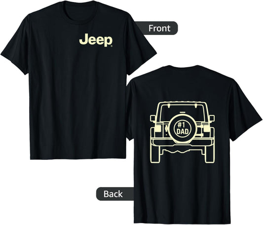 Jeep Dad (Front/Back Print) T-Shirt