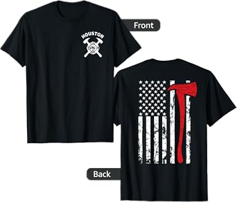 City Of Houston Fire Department Texas Firefighter T-Shirt