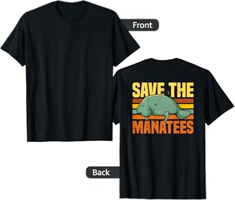 Save the manatees shirt, Manatee t shirt gifts, Sea Cow Gift