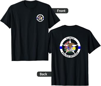 Illinois Police Officer's Department T-Shirt Policemen