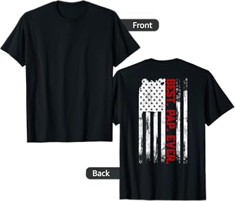 Best Pap Ever American USA flag Father’s Day gift Pap Pap T-Shirt